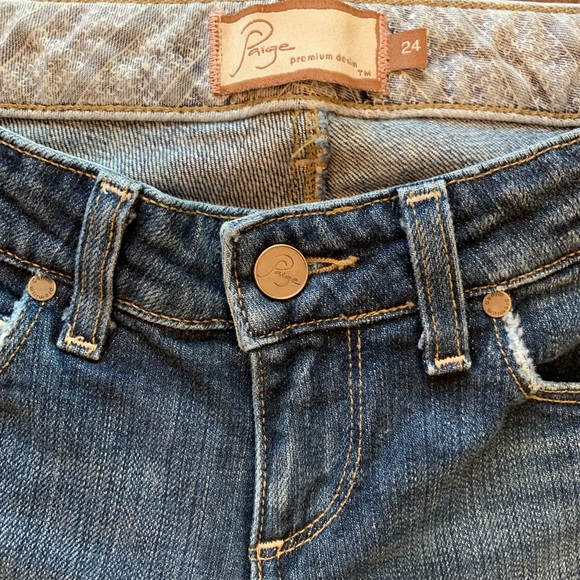 Paige Laurel Canyon Slim Bootcut Pocket Embroidery - Picture 5 of 8